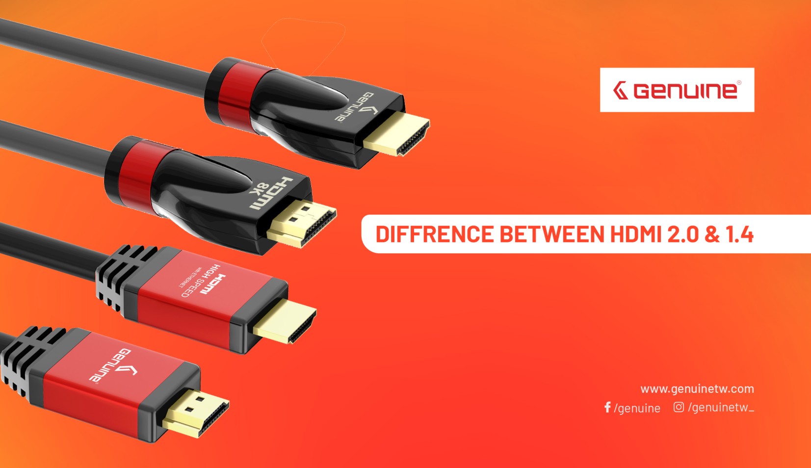 Differences between HDMI 2.0 and 1.4Genuine is a lifestyle products