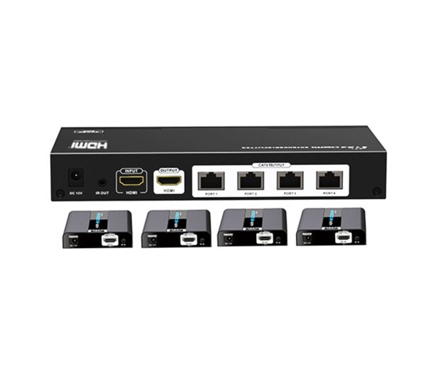 HDMI2.0 POE EXTENDER SPLITTER - 1×4 - Image 2