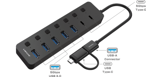 5A2C USB3.0 HUB Genuine - Image 3