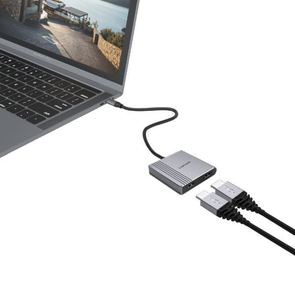 Type-C to 2*HDMI Adapter Genuine - Image 2