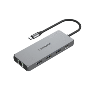 Genuine 8 in 1 Docking Station, 180mm Cable Length, Input USB Type-C 3.1, Transfer rate up to 5Gbps, Fast Charging up to 60W, 1 Year Warranty | GN-DC48G