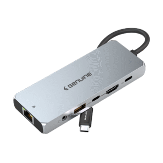 Genuine USB4 Docking Station, 240mm Cable Length, Input USB Type-C 40Gbps, Transfer rate up to 10Gbps, Fast Charging up to 100W, 1 Year Warranty | GN-DC56A