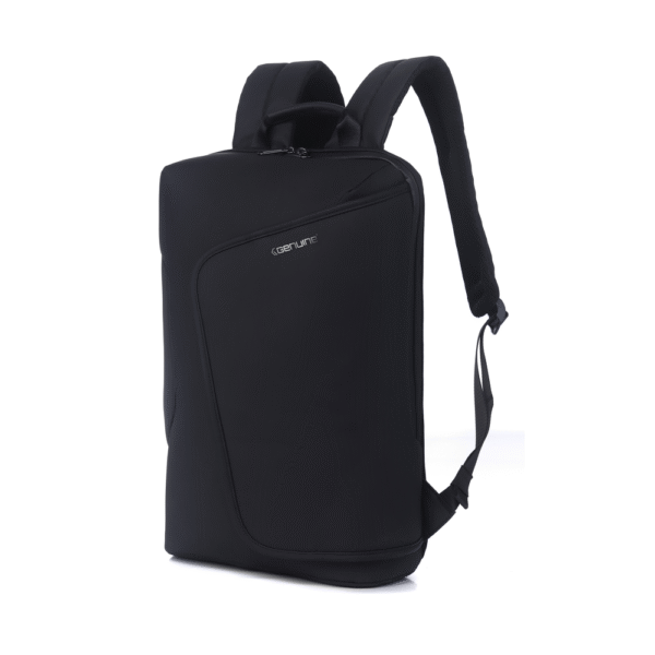 Genuine Rock Laptop Backpack, Fits up to 16” Laptops, High-Quality Polyester, Water-Resistant Fabric, Carry Strap, Black, 1 Year Warranty | GN-B230817BK - Image 3