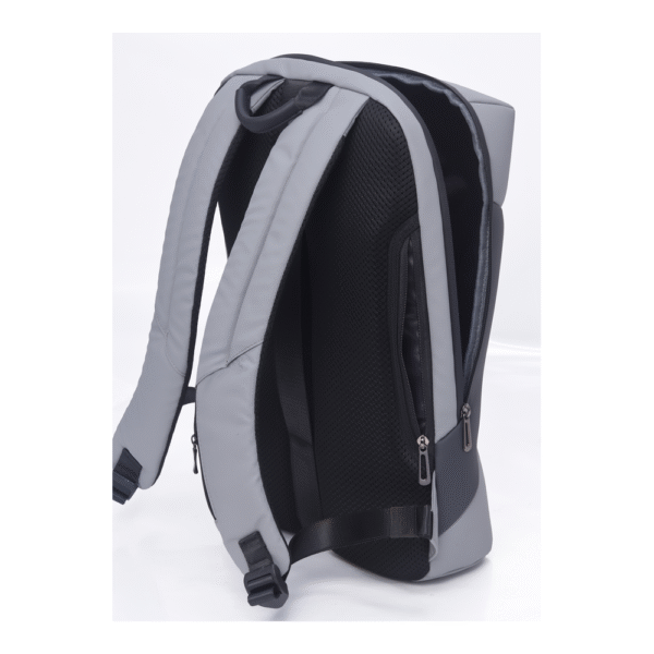 Genuine Rock Laptop Backpack, Fits up to 16” Laptops, High-Quality Polyester, Water-Resistant Fabric, Carry Strap, Grey, 1 Year Warranty | GN-B230817GR - Image 2