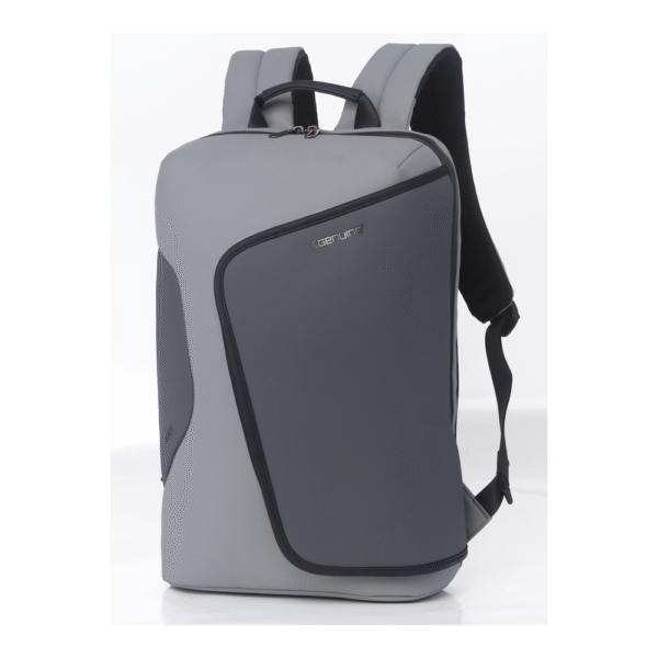 Genuine Rock Laptop Backpack, Fits up to 16” Laptops, High-Quality Polyester, Water-Resistant Fabric, Carry Strap, Grey, 1 Year Warranty | GN-B230817GR - Image 4