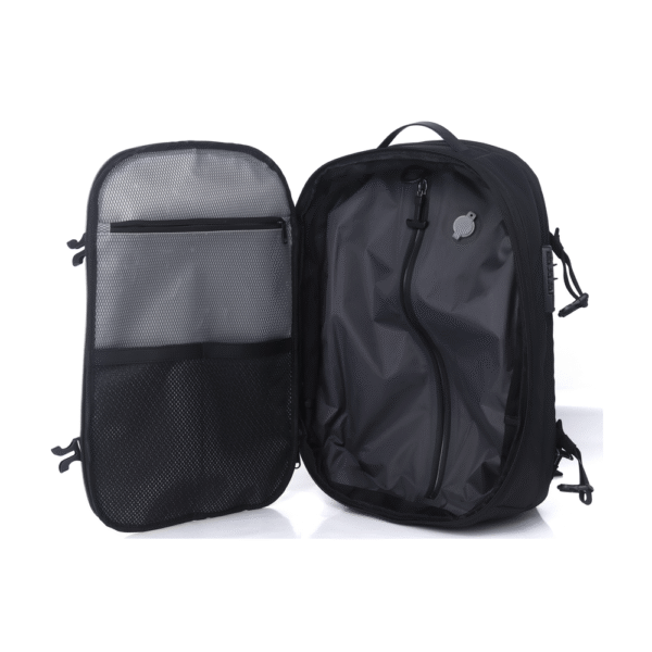 Genuine Vacuum Laptop Backpack with Pump, Fits up to 17” Laptops, Water-Resistant Fabric, Expandable Design, PVC Top Pocket, Cool Bottle Pocket, Vacuum Clothes Compartment, Digital Lock with 1200mAh Lithium Battery, Grey, 1 Year Warranty | GN-B240611GR - Image 4