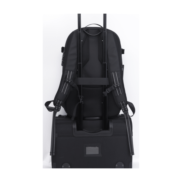 Genuine Vacuum Laptop Backpack with Pump, Fits up to 17” Laptops, Water-Resistant Fabric, Expandable Design, PVC Top Pocket, Cool Bottle Pocket, Vacuum Clothes Compartment, Digital Lock with 1200mAh Lithium Battery, Grey, 1 Year Warranty | GN-B240611GR - Image 6