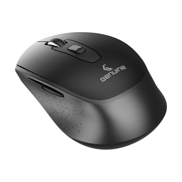 Genuine M7097 BG Wireless Mouse, 1200 DPI Optical Sensor with Precise Tracking, Ergonomic Design, USB 2.0, Compatible with Windows, Mac OS & Linux, Black/Grey, 1 Year Warranty | M7097 BG - Image 4