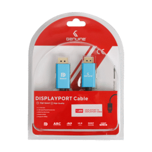 Genuine DP To DP (Display Port) Cable, Version 1.1, Supports 1080p, Cable Length 1.8M, 1 Year Warranty | GN-DP1.8M1.1V
