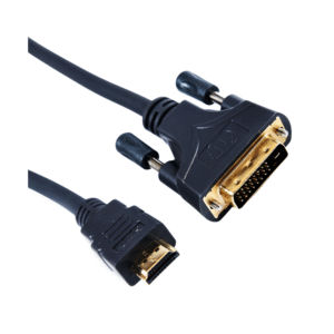 Genuine DVI To HDMI Cable, Supports 1080p, Cable Length 1.8M, 1 Year Warranty | GN-DVHD18M14V