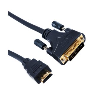 Genuine DVI To HDMI Cable, Supports 1080p, Cable Length 5M, 1 Year Warranty | GN-DVHD5M14V
