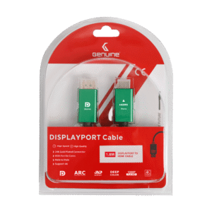 Genuine HDMI To DP (Display Port) Cable, Version 1.1, Supports 4K, Cable Length 1.8M, 1 Year Warranty | GN-HDDP1.8M2.0V