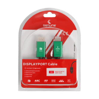 Genuine HDMI To DP (Display Port) Cable, Version 1.1, Supports 4K, Cable Length 3M, 1 Year Warranty | GN-HDDP3M2.0V