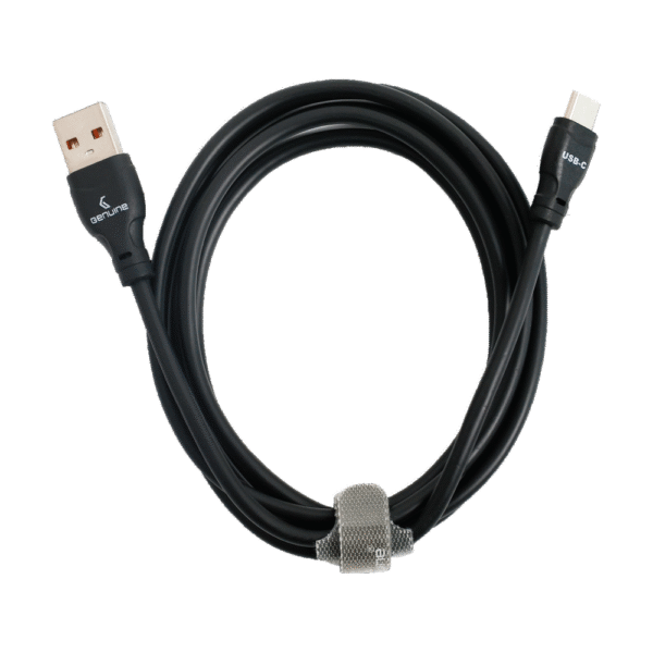 Genuine USB 2.0 - A to C Cable, Cable Length 1.5M, 100W, Black, 1 Year Warranty | GN-USBAC1.5M-BK - Image 2