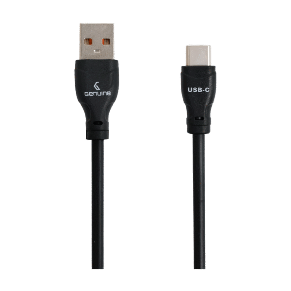 Genuine USB 2.0 - A to C Cable, Cable Length 1.5M, 100W, Black, 1 Year Warranty | GN-USBAC1.5M-BK - Image 3