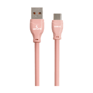 Genuine USB 2.0 - A to C Cable, Cable Length 1.5M, 100W, Pink, 1 Year Warranty | GN-USBAC1.5M-PK