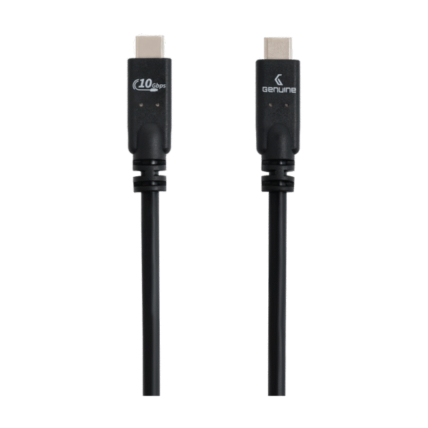 Genuine USB 3.2 Gen2 Cable, Cable Length 3M, 100W, 10Gps Data Transfer Speed, Black, 1 Year Warranty | GN-USBC3M-BK - Image 3