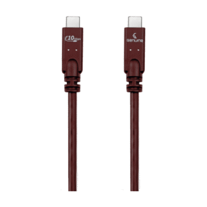 Genuine USB 3.2 Gen2 Cable, Cable Length 3M, 100W, 10Gps Data Transfer Speed, Brown, 1 Year Warranty | GN-USBC3M-BR