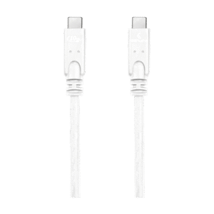Genuine USB 3.2 Gen2 Cable, Cable Length 3M, 100W, 10Gps Data Transfer Speed, White, 1 Year Warranty | GN-USBC3M-WH