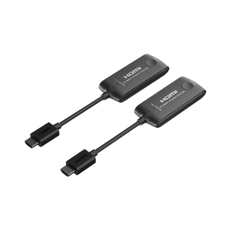 Genuine Mini HDMI Wireless Extender, 4K@60Hz Resolution Support, 20m Range With Zero Latency, 5G Wireless Frequency, Transmitter & Receiver Included, 1 Year Warranty | GNAV-488