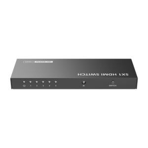 Genuine 5x1 HDMI Switch, 4K@60Hz Resolution Support, IR Remote Control Supported, 5 Input Displays To 1 Output Display, 1 Year Warranty | GNAV-501HDR