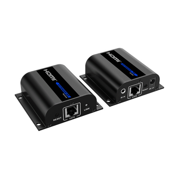 Genuine HDMI Extender Over Network, 50m Range With Zero Latency, 1080p@60Hz Resolution Support, Transmitter & Receiver Unit Included, Compatible Up To Cat 6 Cables, 1 Year Warranty | GNAV372P - Image 2