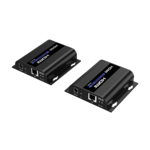 Genuine HDMI Extender Over IP, 120m Range via Network Cable, 1080p@60Hz Resolution Support, Upgradeable Firmware, Transmitter & Receiver Unit Included, Support IR Passback (20~60kHz), Compatible Up To Cat 6 Cables, 1 Year Warranty | GNAV383-5.0