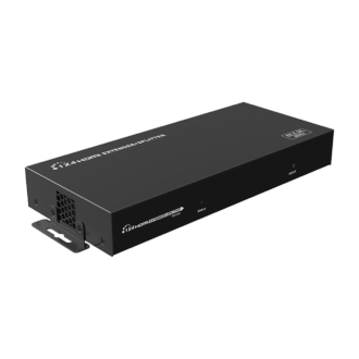 Genuine 1x4 HDMI Extender Splitter, 4k@60Hz Resolution Support, IR Passthrough, Compatible Up To Cat 7 Cables, 1 Year Warranty | GNAV714PRO