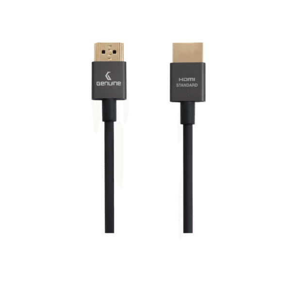 Genuine HDMI To HDMI Slim Cable, Version 1.4, Cable Length 1.8M, Supports 1080p, 1 Year Warranty | GNHD1.8M1.4V-SB - Image 3