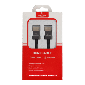 Genuine HDMI To HDMI Slim Cable, Version 2.1, Cable Length 2M, Supports 8K@60Hz, 1 Year Warranty | GNHD2M2.1V-SB
