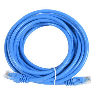Genuine CAT6 Patch Cord Cable, 0.5M Length, Supports Gigabit Ethernet (1000 Base-T), 250MHz Bandwidth, Blue, 1 Year Warranty | GNPC-C6UBLU-05