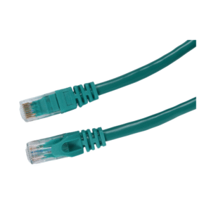 Genuine CAT6 Patch Cord Cable, 2M Length, Supports Gigabit Ethernet (1000 Base-T), 250MHz Bandwidth, Green, 1 Year Warranty | GNPC-C6UGRN-2