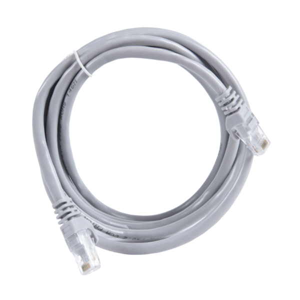 Genuine CAT6 Patch Cord Cable, 1M Length, Supports Gigabit Ethernet (1000 Base-T), 250MHz Bandwidth, Gray, 1 Year Warranty | GNPC-C6UGRY-1