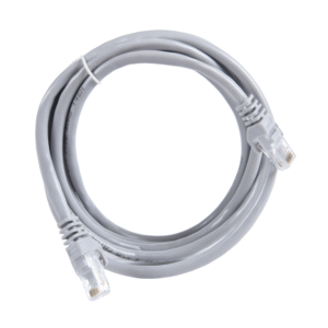 Genuine CAT6 Patch Cord Cable, 3M Length, Supports Gigabit Ethernet (1000 Base-T), 250MHz Bandwidth, Gray, 1 Year Warranty | GNPC-C6UGRY-3