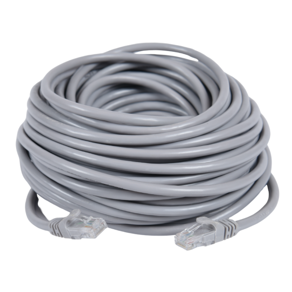 Genuine CAT6 Patch Cord Cable, 50M Length, Supports Gigabit Ethernet (1000 Base-T), 250MHz Bandwidth, Gray, 1 Year Warranty | GNPC-C6UGRY-50 - Image 2