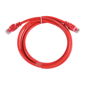 Genuine CAT6 Patch Cord Cable, 5M Length, Supports Gigabit Ethernet (1000 Base-T), 250MHz Bandwidth, Red, 1 Year Warranty | GNPC-C6URED-5