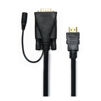 Genuine VGA To HDMI Converter Cable, Supports 1080p, Cable Length 3M, 1 Year Warranty | GNVGHD3M