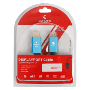 Genuine DP To HDMI Cable, Version 1.1, Supports 1080p, Cable Length 15M, 1 Year Warranty | GN-DPHD15M