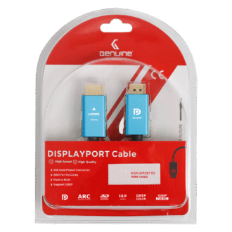 Genuine DP To HDMI Cable, Version 1.1, Supports 1080p, Cable Length 15M, 1 Year Warranty | GN-DPHD15M