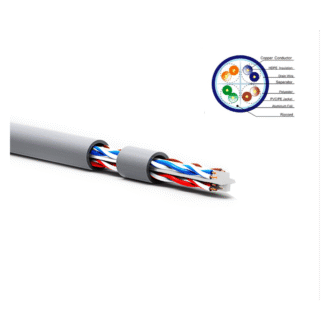 Genuine CAT6 UTP Cable, 24AWG Copper Conductor, 305M Length, Gigabit Ethernet 250MHz, 1 Year Warranty | GNNC-C6U24BCGRY-305